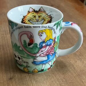 Alice in Wonderland English ceramic Mug by Paul Cardew vintage 2010